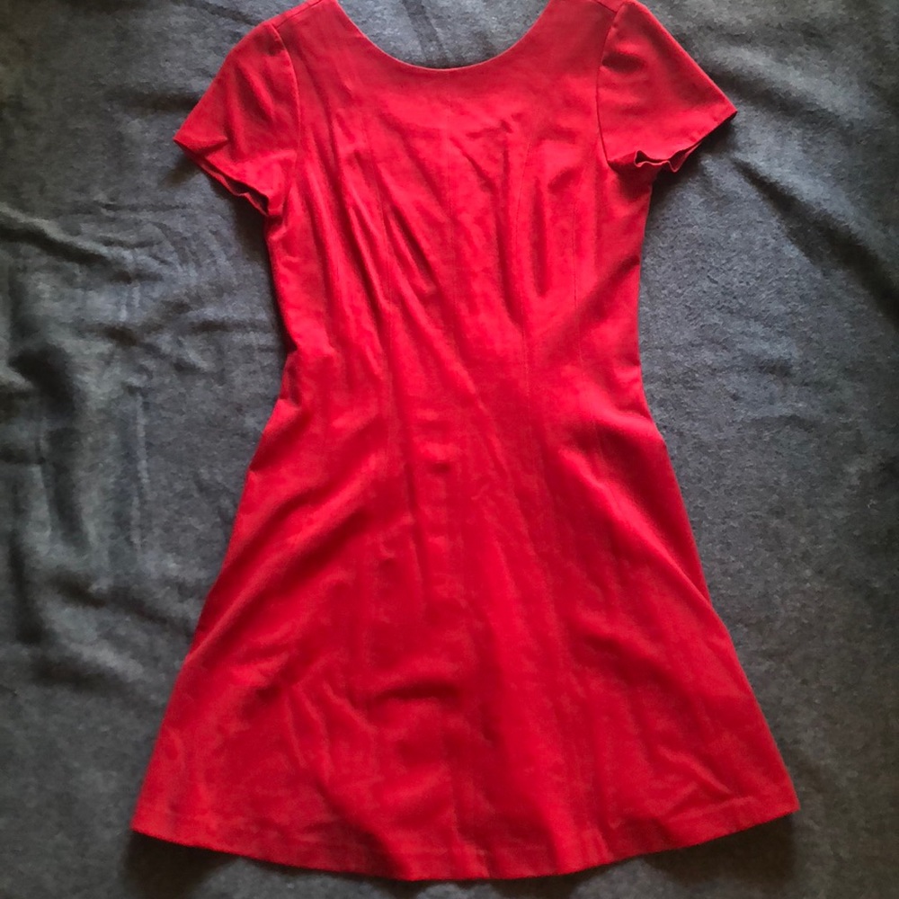 Banana republic Short sleeve Red dress